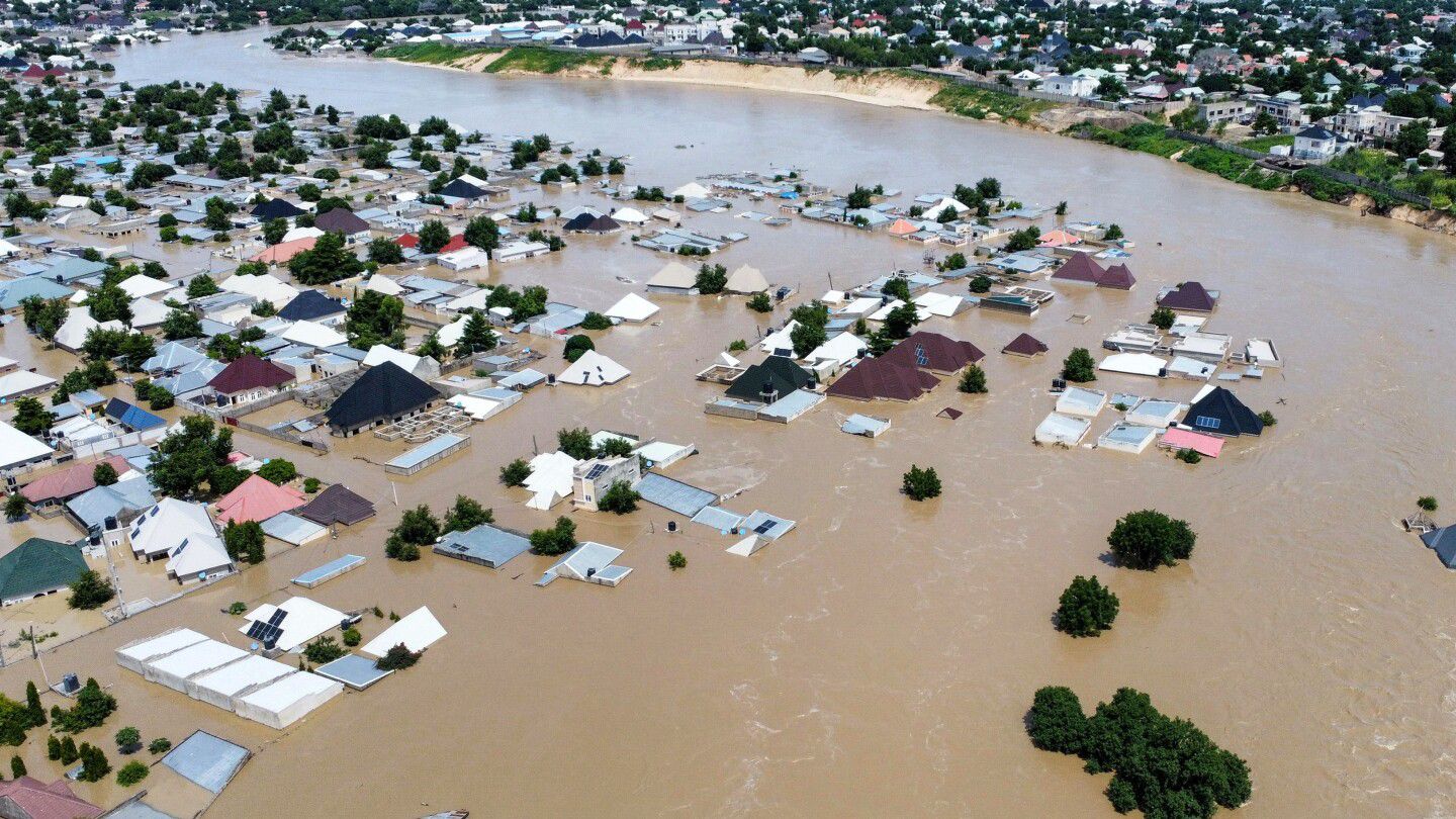 Foto NO es de la supuesta inundación en el Alto Baudó, pertenece a imágenes de catástrofe hidráulica en Nigeria